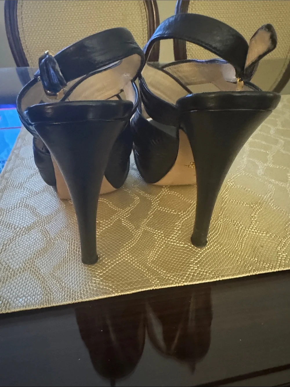 Prada slingback heels